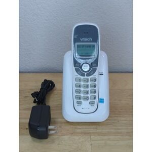 Vtech Cordless Phone With Caller ID Call Waiting Backlit Keypad #CS6114‎ White